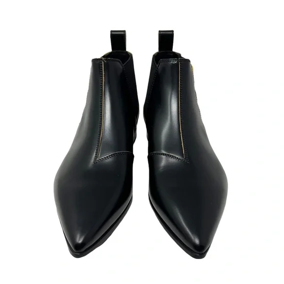 GUCCI Womens Cordovan Lux Leather Ankle Boot Black Size 38 EU - Picture 5 of 17